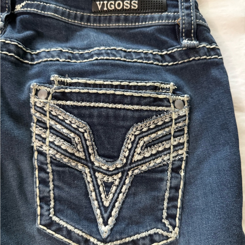 Vigoss Dark Blue Ankle Skinny Jeans - Picture 13 of 14
